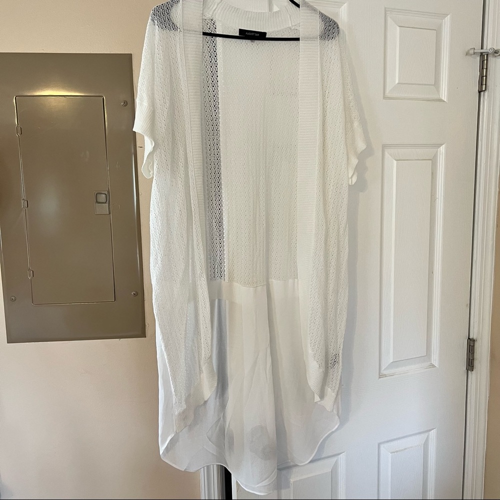 White cover up. XL